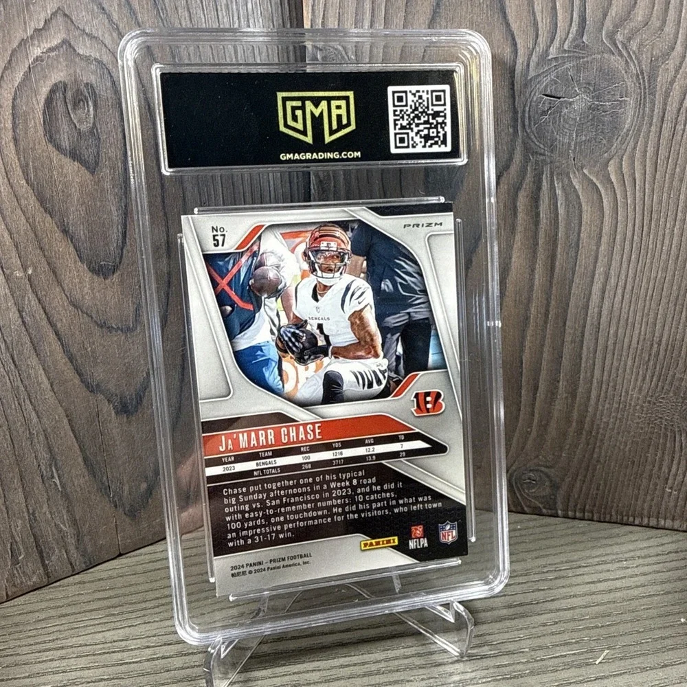 2024 Panini Prizm Ja'marr Chase Green‎ Prizm GMA 10 Bengals